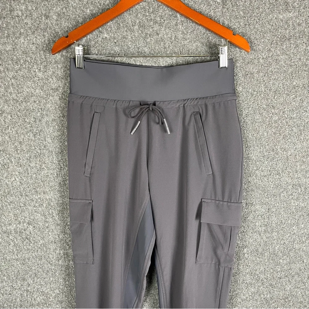 ATHLETA Women's Gray Sutton Jogger Pull On Cargo Athleisure Travel Pants Size 4 - Picture 3 of 15
